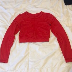 Fabletics long sleeve crop top